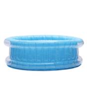 Piscine gonflable bébé 130x45cm jeu de l'eau bleu