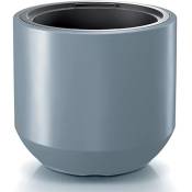 Prosperplast - Heos 36L Flowerpot, avec dépôt, dimensions (mm) 390x390x350, couleur gris clair