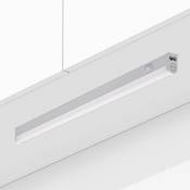 Réglette LED 9W raccordable avec interrupteur RIGA Blanc chaud 3000K 60cm Meuble sous Cuisine Atelier Garage Cave Grenier