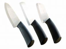 Set de 3 couteaux professionnels en céramique 12/15/15 cm NC3267