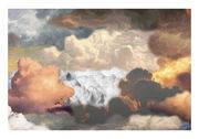 Tapis Walking on Clouds Dusk / Format paysage - 300 x 200 cm - Moooi Carpets multicolore en tissu