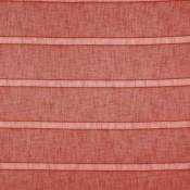 Tissu rayé et plombé Cordelette - Terracotta - 2,9 m