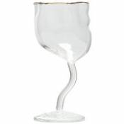 Verre à vin Classics on Acid - Traditional / Ø 8,5 x H 19,5 cm - Diesel living with Seletti transparent en verre