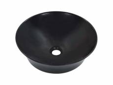 Vidaxl lavabo 41x12,5 cm céramique noir 143908