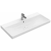 Villeroy&boch - Avento - Meuble lavabo 800x470 mm, avec trop-plein, trou de robinetterie, blanc alpin 41568001