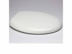Abattants wc siège de toilette en plastique blanc helloshop26 19_0000700