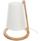 Atmosphera - Lampe Pita bambou blanc H26cm créateur