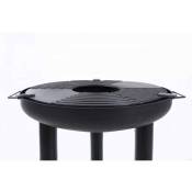 Barbecue gril � plancha Noir Acier - Redfire