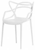 Chaise empilable Masters / Plastique - Kartell blanc