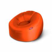 Chaise gonflable Lamzac O 3.0 / Tissu - Ø 103 cm - Fatboy orange en tissu