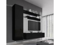 Combinaison de meubles nora noir modèle 1 MSAM202BLBL-G1