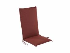 Coussin pour fauteuil de jardin inclinable olefin red,