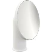 Geyser miroir grossissant miroir maquillage blanc mat type d'installation à poser sur plan - Cosmic