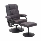 HOMCOM Fauteuil relaxant massant électrique fauteuil
