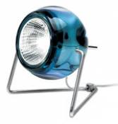 Lampe de table Beluga version verre - Fabbian bleu en métal