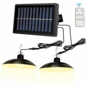 Mediawave Store - Lampes à suspension solaires intérieures et extérieures à panneaux solaires