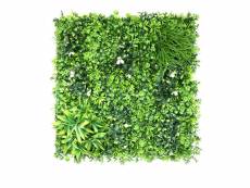 Mur végétal synthétique - manoir champêtre - intérieur et extérieur - 1m x 1m