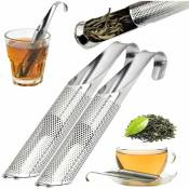 Odipie - Passoire 2 pièces passoire à thé en acier inoxydable passoire à thé pour thé en vrac atomiseur de thé en acier inoxydable, pour thé en vrac,