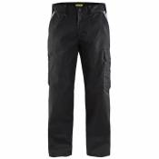 Pantalon de travail Blaklader industrie 100% coton Noir / Gris 40 - Noir / Gris