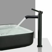 Robinet de salle de bainrobinet de lavabo noir robinet