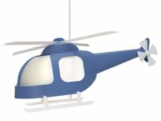 Suspension enfant Lampe hélicoptère bleu