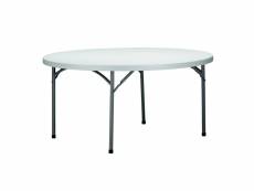 Table krauss ø160 - resol - - polyéthylène 1600x1600x700mm