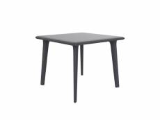 Table new dessa 900x900 - resol - gris - polypropylène