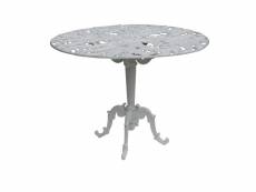 Table ronde fougère en aluminium diamètre 1,20m