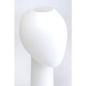 Vase Cabeza blanc 40cm Kare Design