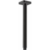 Vernis Shape - Bras de douche plafond 300 mm, noir mat 26407670 - Hansgrohe