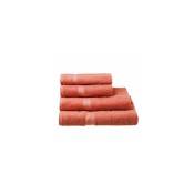 Wadiga - Maxi Drap de Bain / Drap de Douche 100% Coton Corail - 100x150cm - Orange