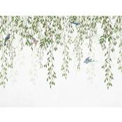 Ag Art - Poster Thème Oiseaux sur branches tombantes - 360 x 270 cm