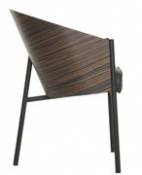 Chaise Costes / Coque bois - Driade noir en bois