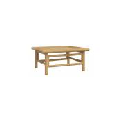 Coavas - Table de jardin 65x55x30 cm bambou