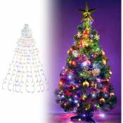 EINFEBEN Guirlande lumineuse LED 280 LED Décoration de Noël Arbre de Noël Manteau multicolore - Multicolore