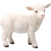 Farmwood Animals - Agneau blanc en résine Debout 3