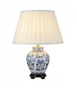 Lampe de table Linyi Bleu et blanc 50 Cm