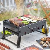 Northix - Barbecue de table pliant - Grill au charbon de bois