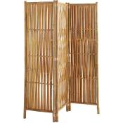 Paravent en bambou - Naturel - 160x139cm