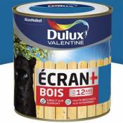 Peinture bois extérieur Ecran+ Bois Dulux Valentine satin bleu breton 0 5L