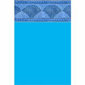 Piscineo - Liner Piscine 75/100 Bleu foncé frise Keops 5.00 x 3.00m H1.32m