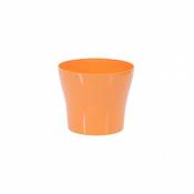 Plastkon Déco Pot Tulipan Diamètre 15 cm, Orange