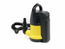 Pompe pour eaux usées 7000lparh 400 watts pompe submersible construction drainage jaune helloshop26 16_0000618