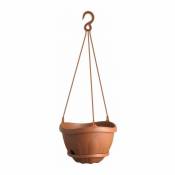 Pot de fleurs à suspendre - GONDOLA - D 28 cm - Terracotta - Livraison gratuite