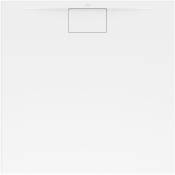 Receveur antidérapant 80 x 80 x 4,8 villeroy et boch Architectura Metalrim acrylique carré blanc - blanc