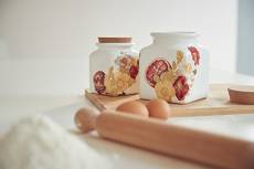 Set de pots de cuisine en céramique Dany, motif Girlandda