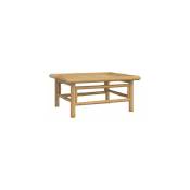 Table de jardin 65x55x30 cm bambou