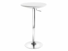Table haute de bar dominik table bistrot ronde hauteur