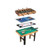 Table Multi-Jeux 4 en 1 playkid