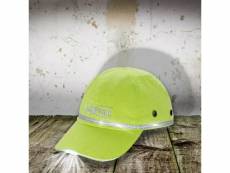 Toolpack casque de protection à led vert citron 425017
